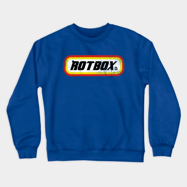 Rotbox (Matchbox) Car Logo Mashup Crewneck Sweatshirt by funkymonkeytees